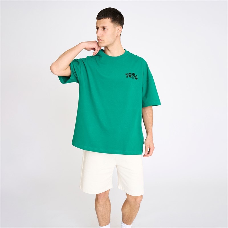Resteröds T-shirt à imprimé poitrine Tas Homme Vert