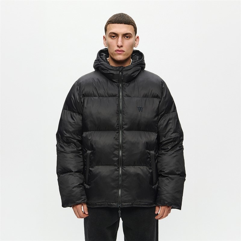 Wood Wood Herren Claus Daunenjacke Schwarz