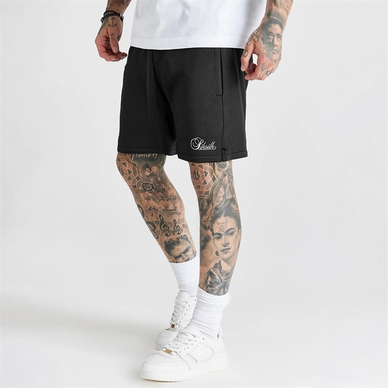 SikSilk Heren Essentiële Shorts Zwart