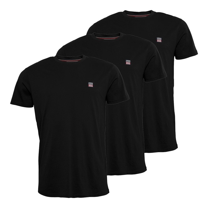 Vinson Heren Massimo Drie Pack T-shirts Tap Shoe