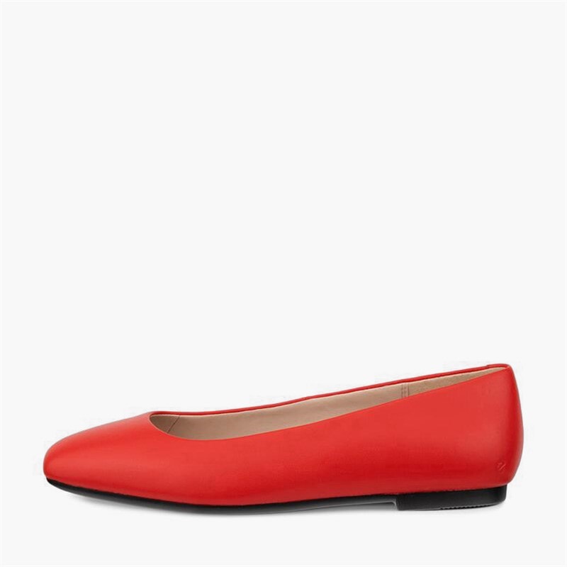 ECCO Dames Margot Ballerina Pumps Scarlet