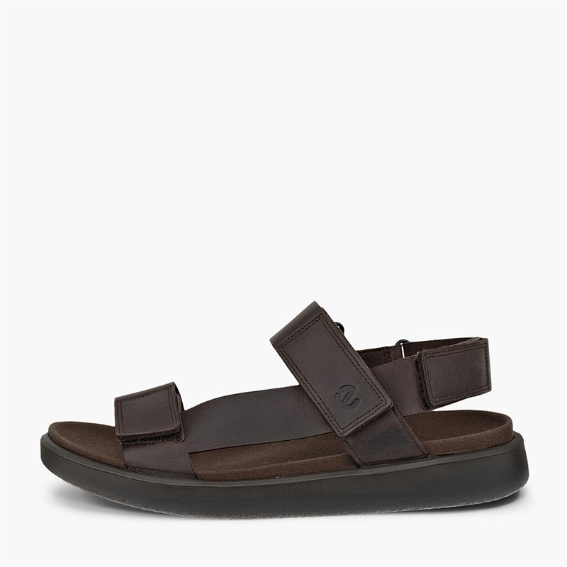 ECCO Sandales à bride de cheville Flowt Homme Coffee
