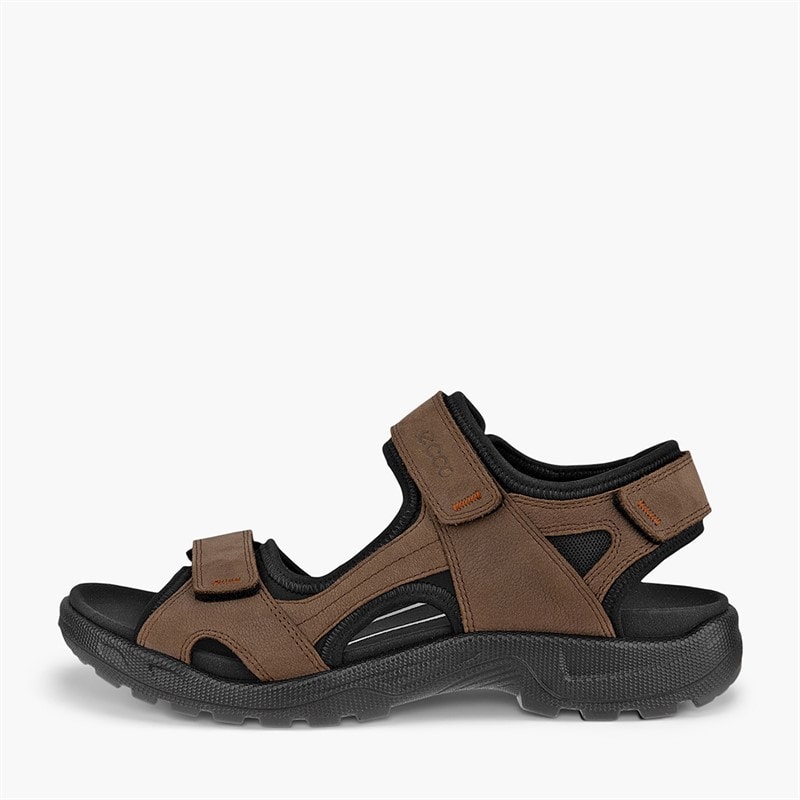 ECCO Sandales de sport tout-terrain Homme, marron cacao/Noir Cocoa Brown/Noir