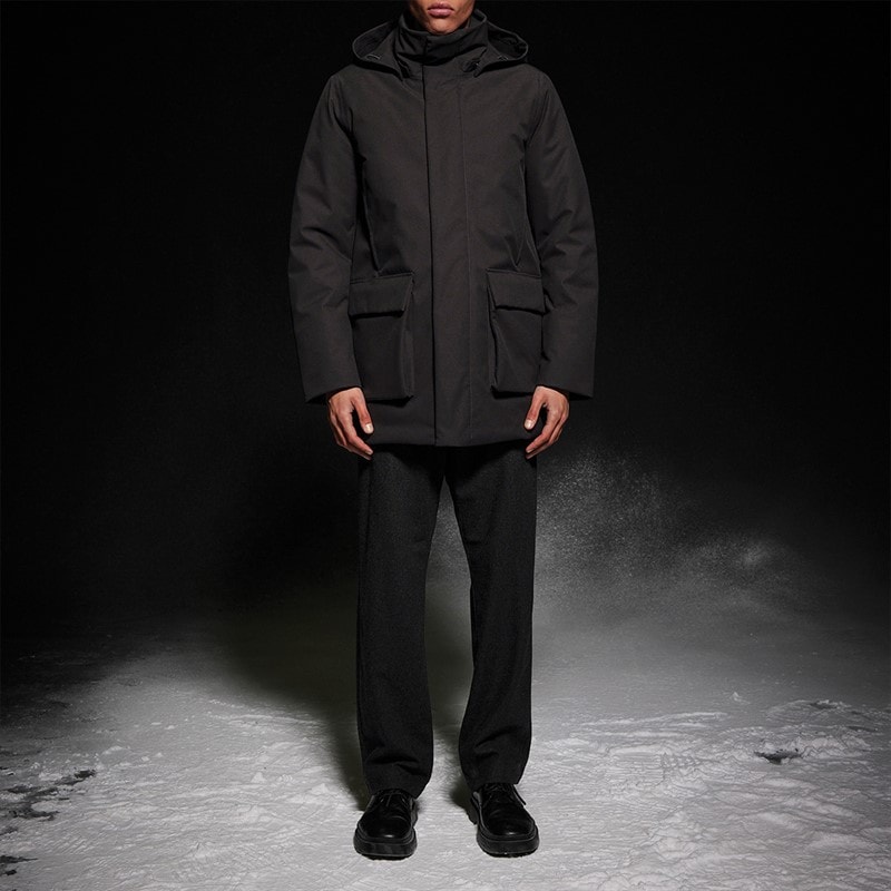 Elvine Herren Kean Pet Poly Bonded 5K Jacke Schwarz