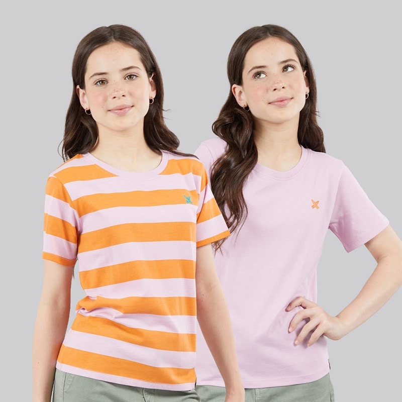 Lagooners Fille Pissenlit Deux Lots T-Shirts Lilac