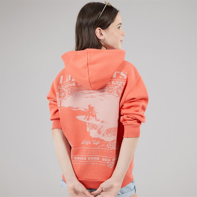 Lagooners Fille sweat à Capuche Driftwood Mandarin