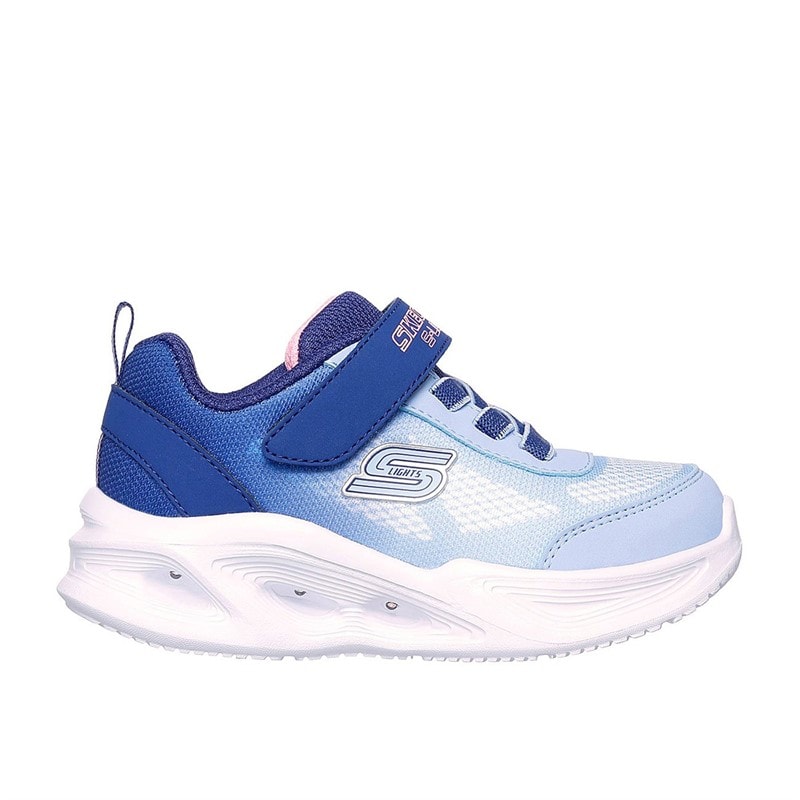 SKECHERS Baby Mädchen Sola Glow Ombre Deluxe Turnschuhe Marineblau