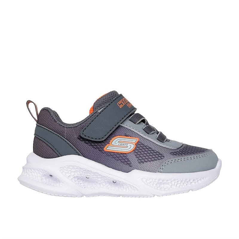 SKECHERS Baby Junge Meteor - Lights Krendox Turnschuhe Grau