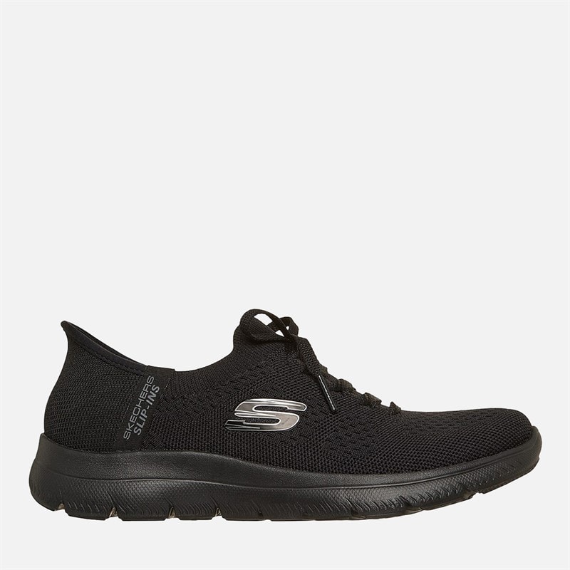 SKECHERS Dames Summits Slip in Nieuwe Dagelijkse Sneakers Zwart