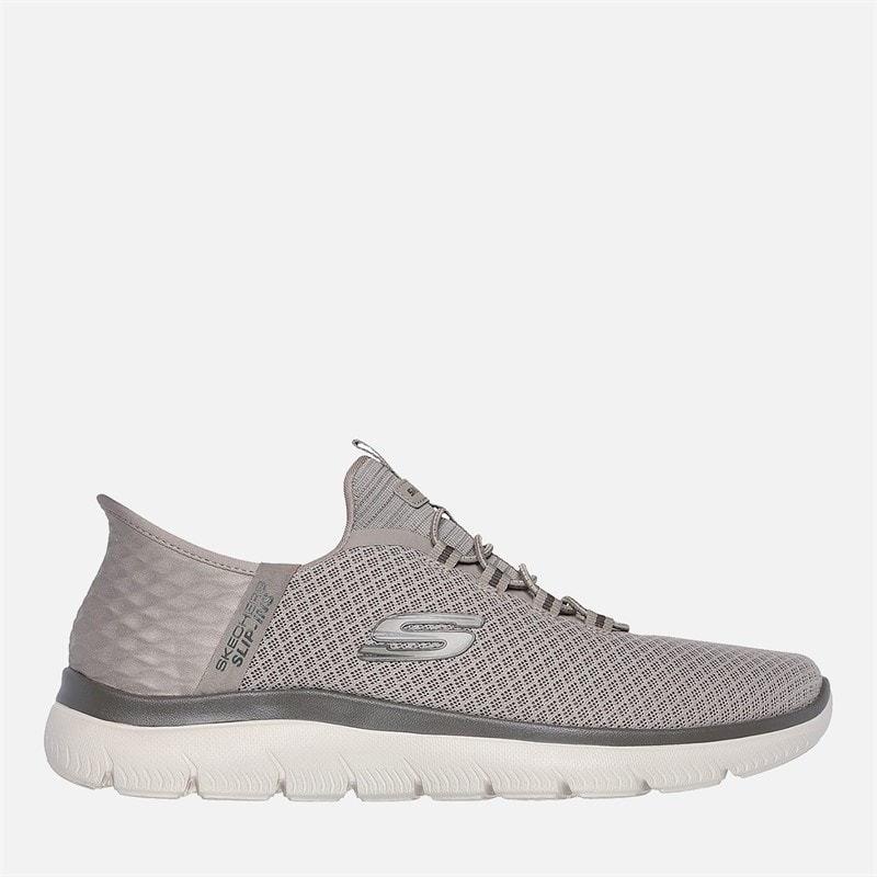 SKECHERS Heren Summits Slip in Hoge Range Sneakers Natural