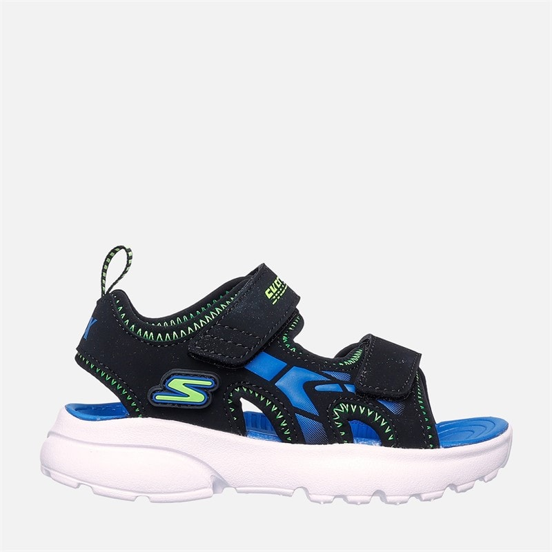 SKECHERS Jongens Scheermes Splash Sandalen Zwart