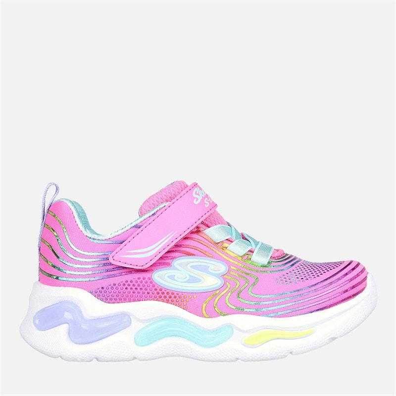SKECHERS Mädchen Wavy Beams Sneaker Rosa