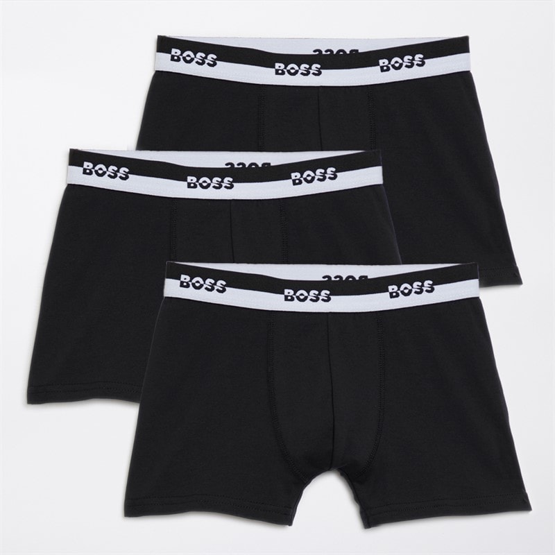 BOSS Jongens Boxers Zwart Driepack