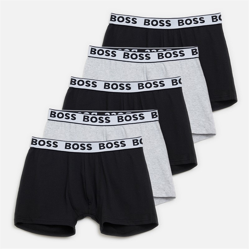 BOSS Jongens Set van 5 Boxers Zwart