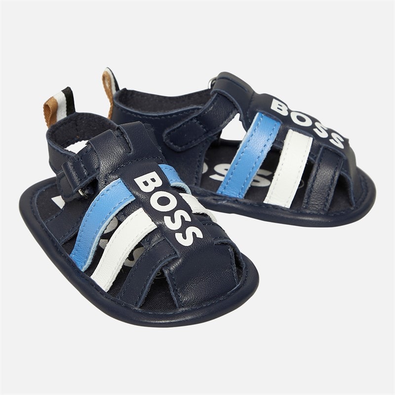 BOSS Baby Jongens klittenband sandalen marineblauw