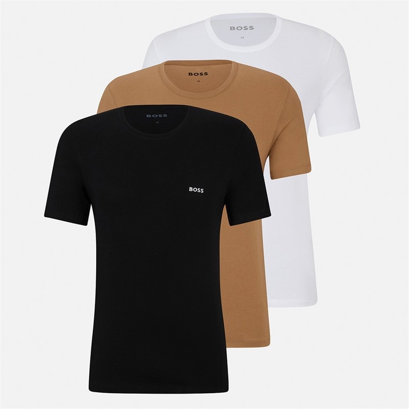 BOSS Herren 3er-Pack T-Shirts Medium Beige