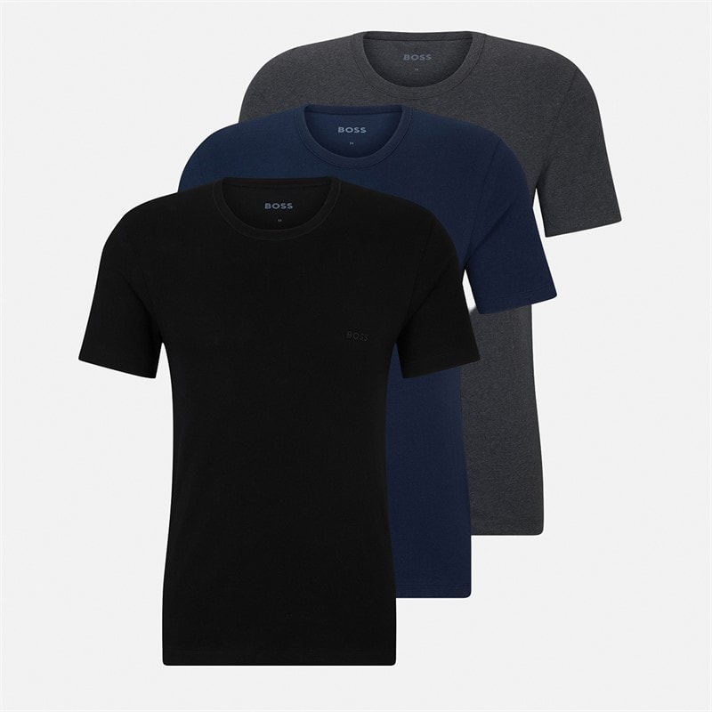 BOSS Herren 3er-Pack T-Shirts Open Blue