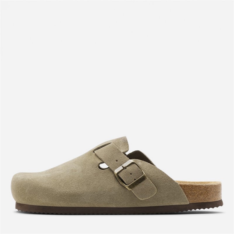 CPH Comfort Kinderen Bio Klomp Suède Sandalen Taupe