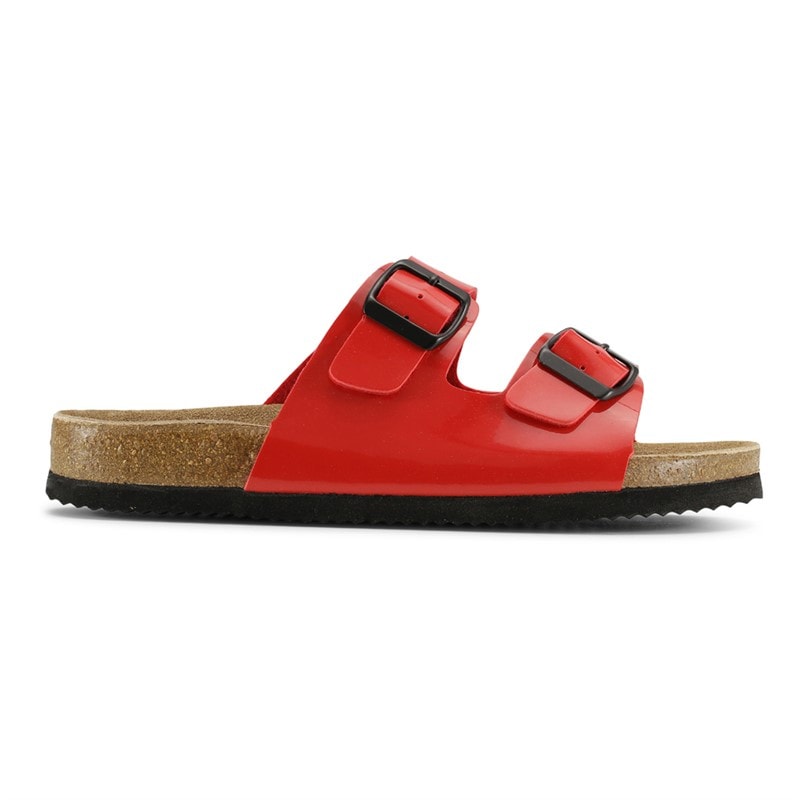 CPH Comfort Dames Bio 2 Band Sandalen Red Patent