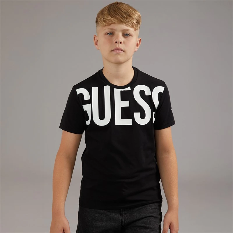 Guess T-shirt Minime Garçon Jet Black A996